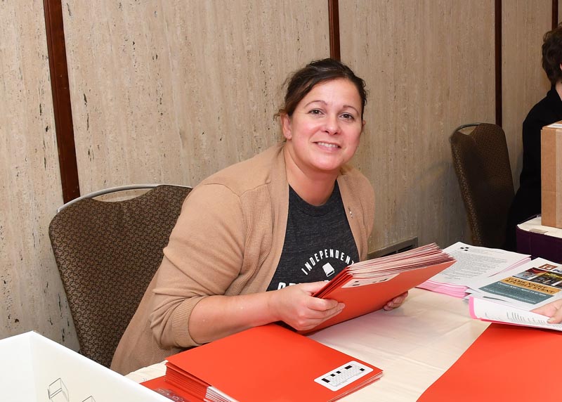 Vanessa Smith at Registration